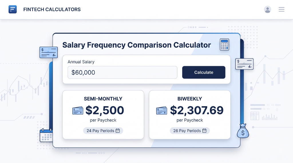 Salary Frequency Comparison Card